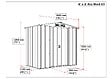 DURAMAX - Abri de jardin métal anthracite Duramax 2,46m² épaisseur 0,33mm - vignette