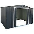 DURAMAX - Abri de jardin métal anthracite Duramax 7,79m² épaisseur 0,33mm - vignette