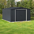 DURAMAX - Abri de jardin métal anthracite Duramax 11,69m² épaisseur 0,33mm - vignette