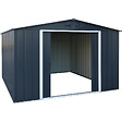 DURAMAX - Abri de jardin métal anthracite Duramax 11,69m² épaisseur 0,33mm - vignette