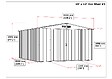 DURAMAX - Abri de jardin métal anthracite Duramax 11,69m² épaisseur 0,33mm - vignette