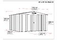 DURAMAX - Abri de jardin métal anthracite Duramax 9,72m² épaisseur 0,33mm - vignette