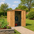 DURAMAX - Abri de jardin métal imitation bois Duramax 2,47m² épaisseur 0,33mm - vignette