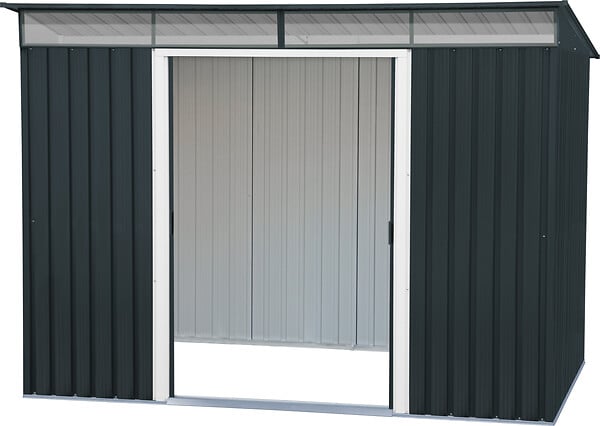 DURAMAX - Abri de jardin métal gris anthracite Duramax Skylight 4,84m² 0,33mm - large