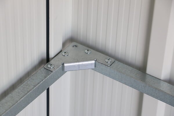 DURAMAX - Abri de jardin métal gris anthracite Duramax 2,47m² épaisseur 0,33mm - large