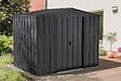 DURAMAX - Abri de jardin métal gris anthracite Duramax 4,75m² épaisseur 0,33mm - vignette