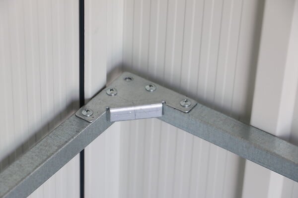 DURAMAX - Abri de jardin métal gris anthracite Duramax 7,75m² épaisseur 0,33mm - large
