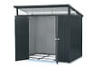 DURAMAX - Abri de jardin métal Modern Duramax 4,45m² double porte 0,50mm anthracite - vignette