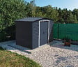 DURAMAX - Abri de jardin métal Alpine anthracite 4,78m² épaisseur 0,33mm - vignette