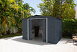DURAMAX - Abri de jardin métal Alpine anthracite 7,81m² épaisseur 0,33mm - vignette