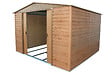 DURAMAX - Abri de jardin métal Alpine bois 9,75m² épaisseur 0,33mm - vignette