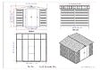 DURAMAX - Abri de jardin métal Alpine bois 9,75m² épaisseur 0,33mm - vignette
