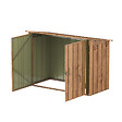 DURAMAX - Abri vélos Duramax métal 0,33mm 2,05m² + kit ancrage - bois - vignette
