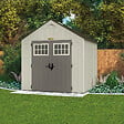 SUNCAST - Abri de jardin Suncast 5,53m² - Gris - L.255xP.217xH.261cm - vignette