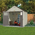 SUNCAST - Abri de jardin Suncast 5,53m² - Gris - L.255xP.217xH.261cm - vignette