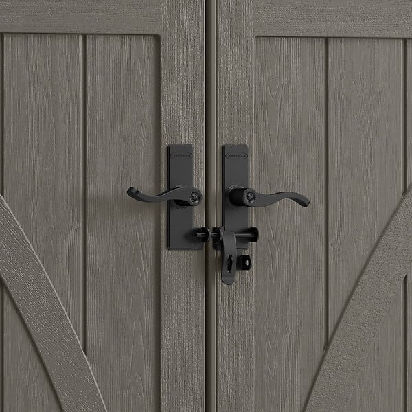 SUNCAST - Abri de jardin Suncast 5,53m² - Gris - L.255xP.217xH.261cm - large