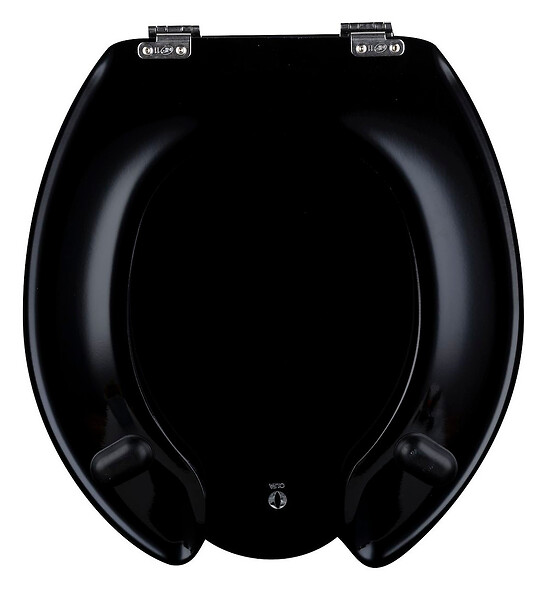 OLFA - Abattant WC TRADITION anti-contact double noir - OLFA - 7AD00020201B - large