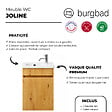 BURGBAD - Meuble WC lave-mains Joline chêne - vignette