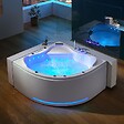 DISTRIBAIN - Baignoire balnéo Vesuve 81 jets Whirlpool - vignette