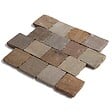 RO'MA NATURE - Pavé Grès Kandla Multicolore 14x14x2-2,5 cm (vendu au m² - 42 pavés/m²) - vignette