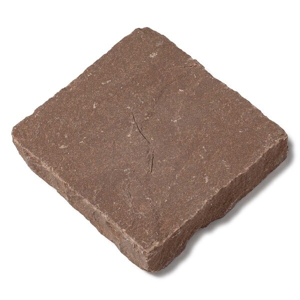 RO'MA NATURE - Pavé Grès Kandla Multicolore 14x14x2-2,5 cm (vendu au m² - 42 pavés/m²) - large