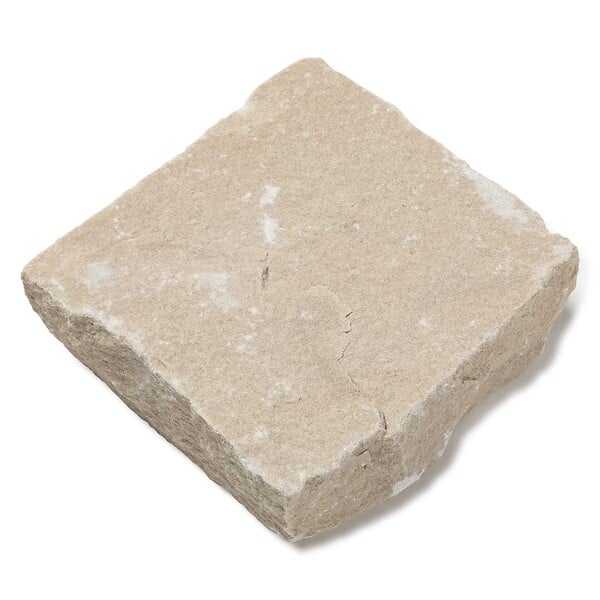 RO'MA NATURE - Pavé Grès Kandla Beige 14x14x3-5 cm (vendu au m² - 42 pavés/m²) - large