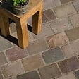 RO'MA NATURE - Pavé Grès Kandla Multicolore 20x14x3-5 cm (vendu au m² - 30 pavés/m²) - vignette