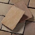 RO'MA NATURE - Pavé Grès Kandla Multicolore 20x14x3-5 cm (vendu au m² - 30 pavés/m²) - vignette