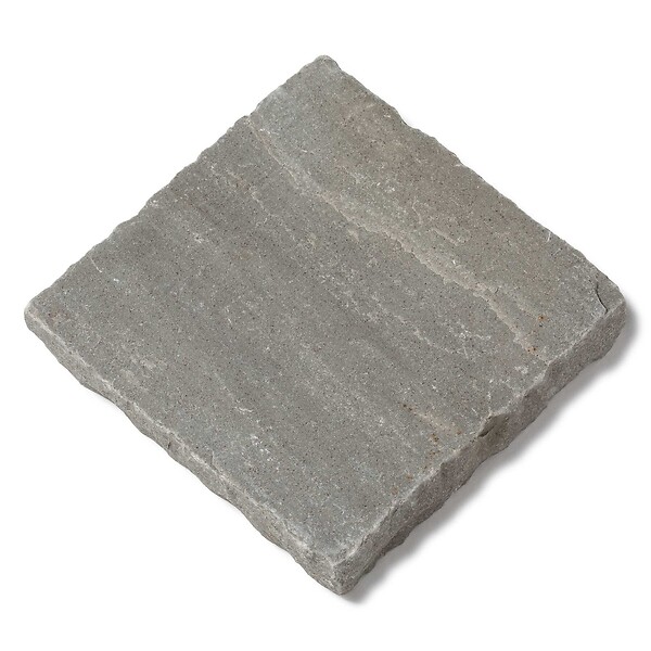 RO'MA NATURE - Pavé Grès Kandla Gris 14x14x2-2,5 cm (vendu au m² - 42 pavés/m²) - large