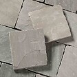 RO'MA NATURE - Pavé Grès Kandla Gris 14x14x3-5 cm (vendu au m² - 42 pavés/m²) - vignette