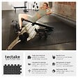 TECTAKE - Ensemble de 24 dalles carrées EVA - Tapis de sol et de sport noir - vignette