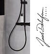 JACOB DELAFON - Flexible de douche lisse anti-torsion 1600 Noir - vignette