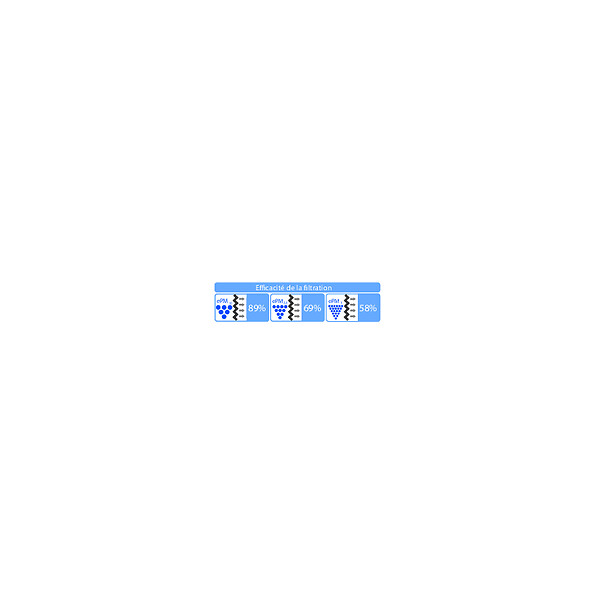 ANJOS - Filtre de remplacement pour entrée d'air filtrante FILEA - large