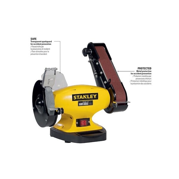 STANLEY - Touret à meuler ponceuse STANLEY SXGBL150E - large