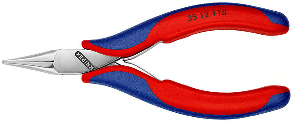 TOPCAR - KNIPEX - Pince de préhension pour l'électronique - mâchoires plates larges - Longueur: 115mm - 13640 - large