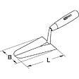 KS TOOLS - Truelle italienne KS TOOLS Ronde - 220mm - 144.0114 - vignette