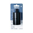 TIBELEC - Douille E27 avec cache-douille métal Noir 60W - vignette