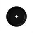CERAMIA - Ceramia Vasque à poser ronde 36 cm hauteur 12,5 cm sans trop-plein noir mat PixL (CEPX3636BKM) - vignette