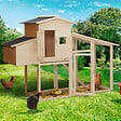 ID MARKET - Poulailler COMFORT avec pondoir en bois - vignette