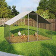 ID MARKET - Enclos poulailler 6 m² parc grillagé 3x2 M acier galvanisé - vignette