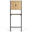 ID MARKET - Meuble étagère dessus WC placard DETROIT design industriel - vignette