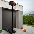ID MARKET - Panier de basket sur pied hauteur réglable 240 à 305 cm - vignette