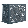 ID MARKET - Cache climatiseur en métal gris anthracite LIS protection unité extérieur 95 x 50 x 80 cm - vignette