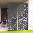 ID MARKET - Panneau décoratif universel 150 x 50 CM FLOWER gris - vignette