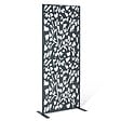 ID MARKET - Panneau décoratif universel 150 x 50 CM FLOWER gris - vignette