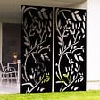 ID MARKET - Panneau décoratif universel 150 x 50 CM LIS noir mat - vignette