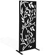 ID MARKET - Panneau décoratif universel 150 x 50 CM LIS noir mat - vignette