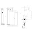 SWISS AQUA TECHNOLOGIES - Aurum set mitigeur lavabo haut + mitigeur cuisine Ceramia Timeless acier inoxydable, douchette extractible, or  (SATBA185BG) - vignette