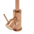 SWISS AQUA TECHNOLOGIES - Aurum set mitigeur lavabo haut acier inoxydable + mitigeur cuisine avec bras pivotant, or rose (SATBR2805BRG) - vignette