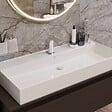 SWISS AQUA TECHNOLOGIES - Swiss Aqua Technologies set mitigeur lavabo sans vidage + mitigeur cuisine 36,3 cm avec bras pivotant, chrome (SATBSUR271CR) - vignette